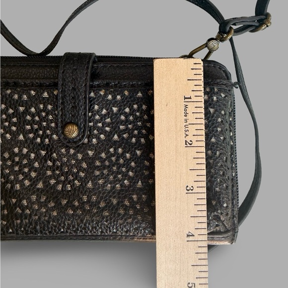 The Sak Iris Large Black Leather Smartphone Crossbody - Picture 11 of 12